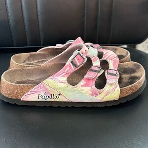 Papillio Pink and Green Women's Sandals